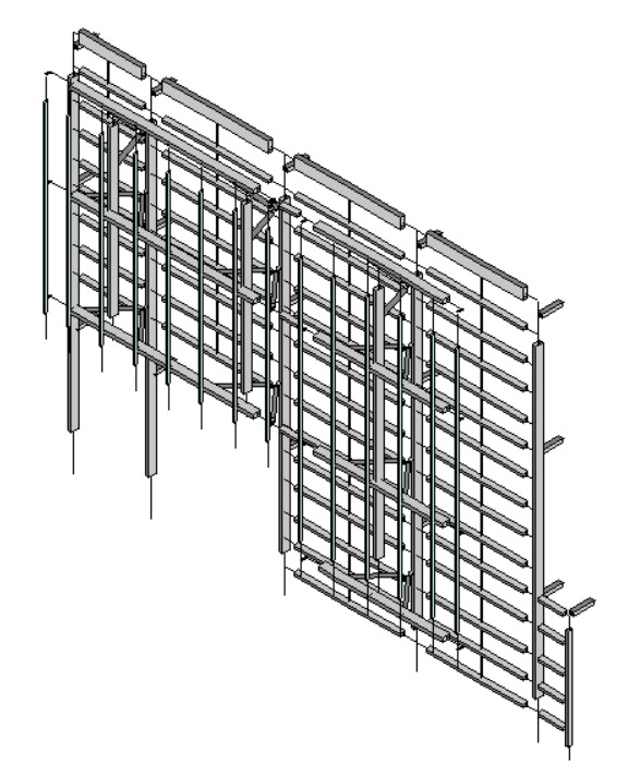 Blast-Resistant Design of a Three-Story Glass Curtain Wall System at a Federal Research Facility