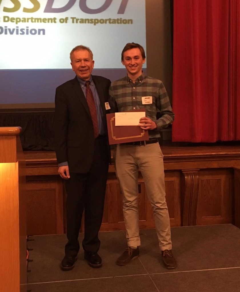 Simpson Gumpertz & Heger Awards Scholarship to Wentworth’s Clay Harman at BSCES Student Night