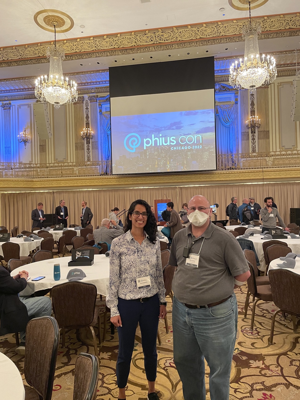 Cheryl Saldanha and Saul Accetta at PhiusCon 2022