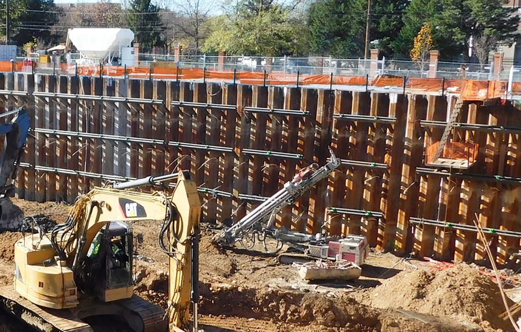Considering steel sheet piles for semi-permanent or permanent subsurface water control for below-grade building spaces