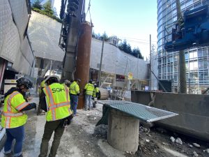 SGH workers on a construction site