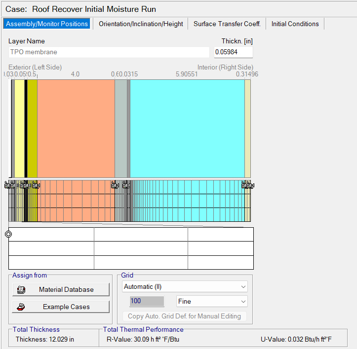 WUFI hygrothermal modeling software.