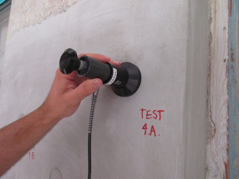 Adhesion test at 215 Market Street, San Francisco, CA.