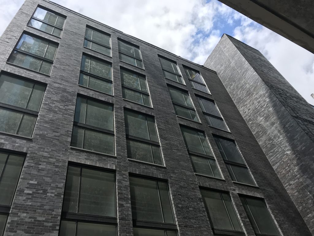 Exterior wall fenestration